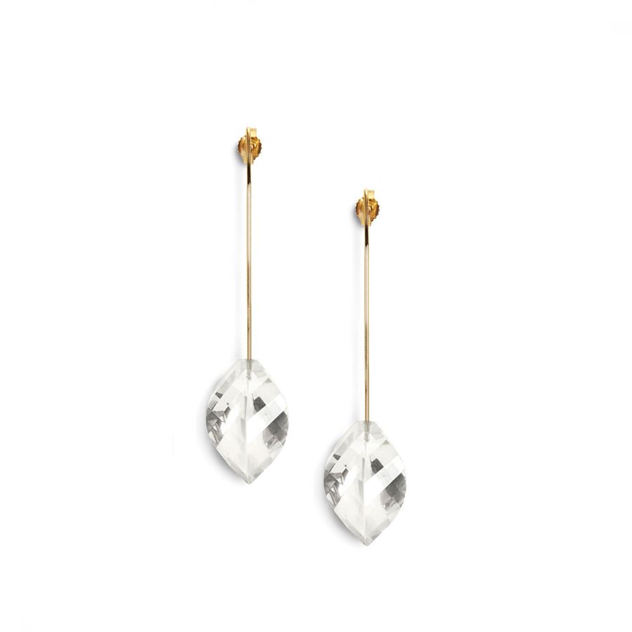 Yellow gold 'Amo' earrings AMI | OR7 CDR MNDRLAU18G